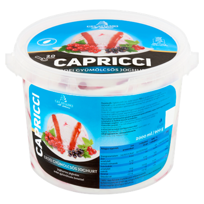 Gelatiamo Capricci joghurtos jégkrém erdei gyümölcsös öntettel 2000 ml