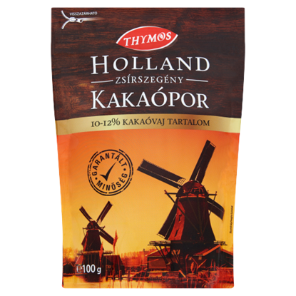 Thymos holland zsírszegény kakaópor 100 g