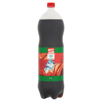 S-Budget energiamentes cola ízű szénsavas üdítőital édesítőszerekkel 2 l