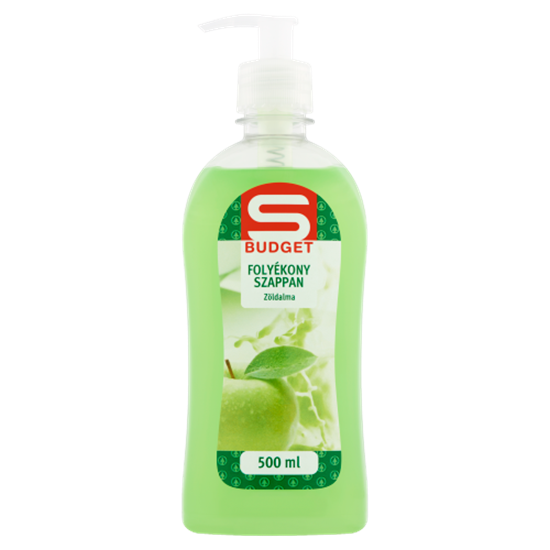 S-Budget Zöldalma folyékony szappan 500 ml