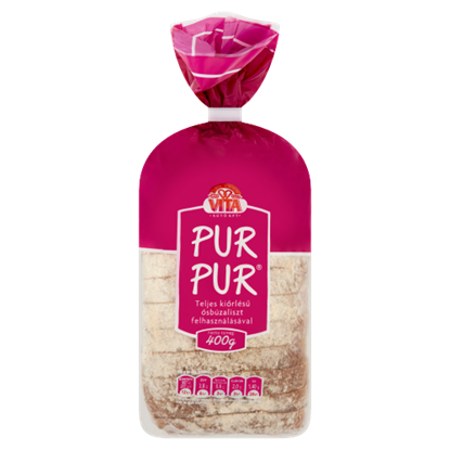 Vita PurPur kenyér teljes kiőrlésű ősbúzából 400 g