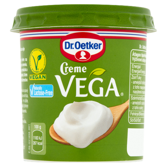 Dr. Oetker Creme Vega vegán növényi krém sütéshez és főzéshez 150 g