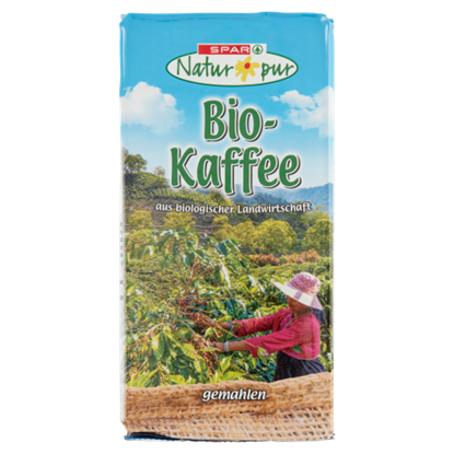 SPAR Natur*pur Bio őrölt pörkölt kávé 250 g