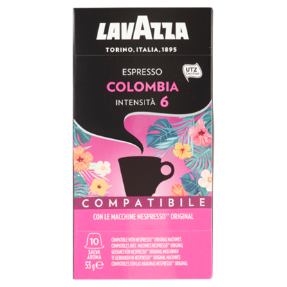Lavazza Espresso Colombia őrölt pörkölt kávé kapszula 10 db 53 g