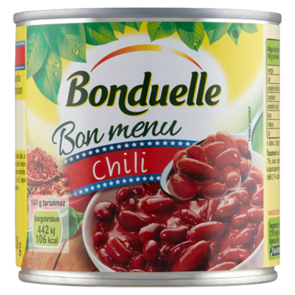 Bonduelle Bon Menu Chili vörösbab csípős mexikói mártásban 430 g