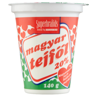 Magyar Tejföl 20%-os tejföl 140 g
