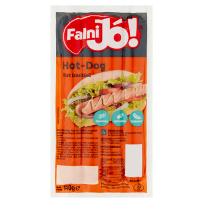 Falni Jó! füst ízesítésű hot-dog 140 g