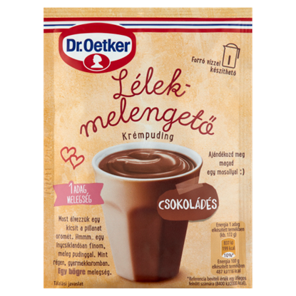 Dr. Oetker Lélekmelengető csokoládés krémpudingpor 47 g