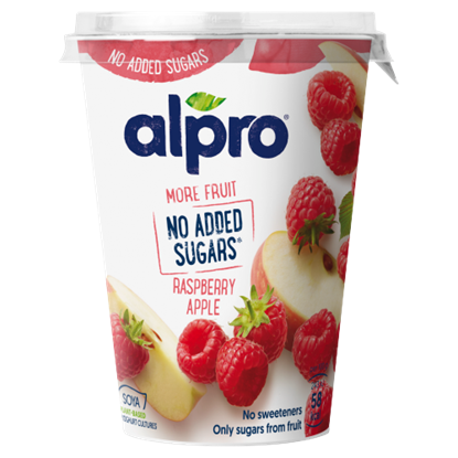 ALPRO almás-málnás szójagurt joghurt kultúrával 400 g