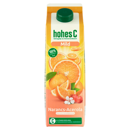 Hohes C Mild 100% narancs-acerola gyümölcslé 1 l