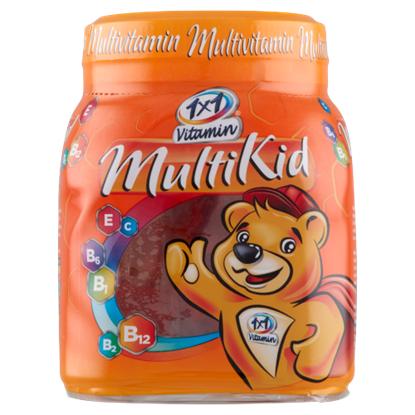 1x1 Vitamin MultiKid gyümölcsízű étrend-kiegészítő gumivitamin 50 x 4,5 g (225 g)