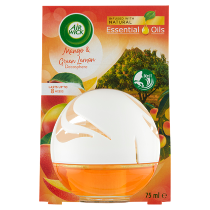 Air Wick Trópusi Mangó és Zöld Citrom illatú légfrissítő gömb 75 ml