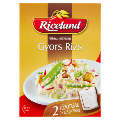 Riceland gyors rizs - félkész előfőzött 2 x 125 g