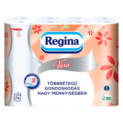 Regina Vera toalettpapír 3 rétegű 24 tekercs