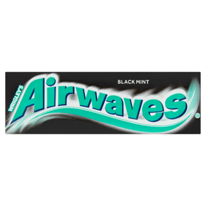 Airwaves Black Mint mentol- és ánizsízű rágógumi 14 g