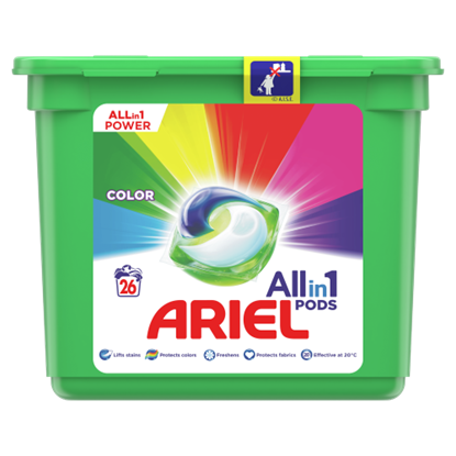 Ariel Allin1 PODS Colour Mosókapszula, 26 Mosáshoz