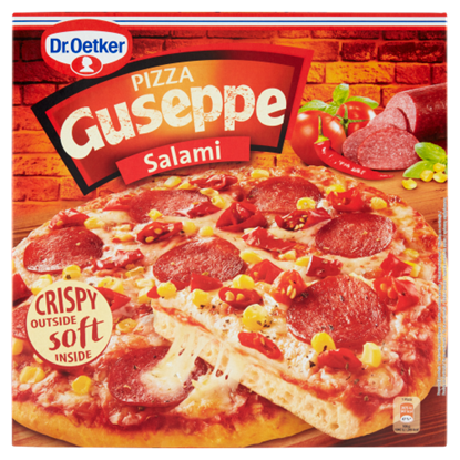 Dr. Oetker Guseppe gyorsfagyasztott szalámis pizza 380 g