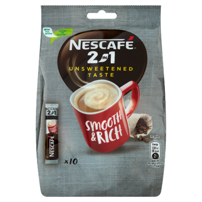 Nescafé 2in1 Coffee & Creamer azonnal oldódó kávéspecialitás 10 x 8 g (80 g)