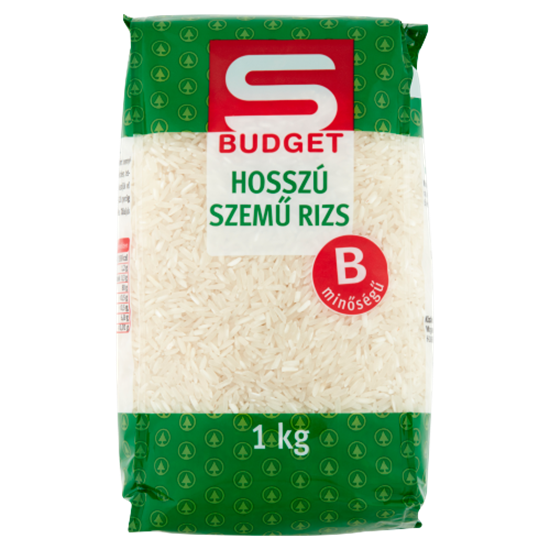 S-Budget "B" minőségű rizs 1 kg