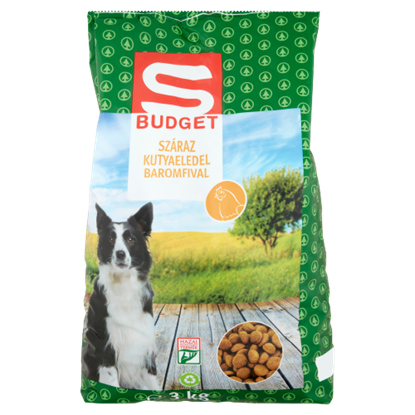 S-Budget száraz kutyaeledel baromfival 3 kg