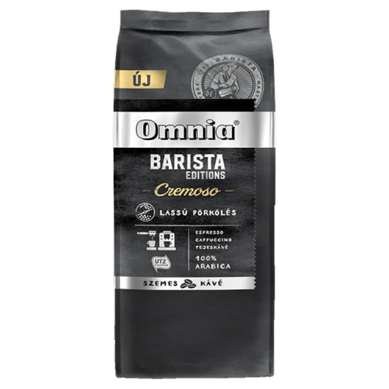 Omnia Barista Editions Cremoso szemes pörkölt kávé 900 g