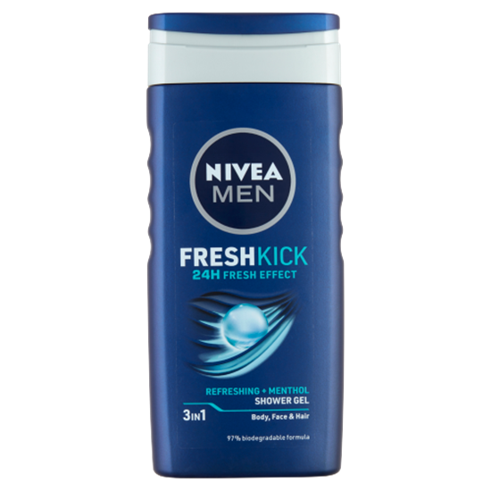 NIVEA MEN Cool Kick tusfürdő 250 ml