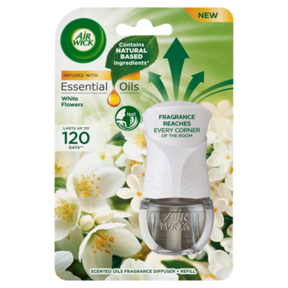 Air Wick Fehér virágok elektromos légfrissítő készülék & utántöltő 19 ml
