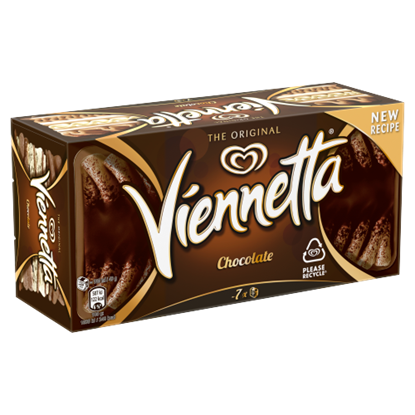 Viennetta csokoládés és fehércsokoládés jégkrém kakaós bevonó rétegekkel 650 ml