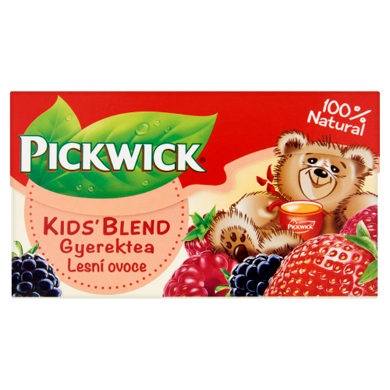Pickwick Gyerektea erdeigyümölcsízű rooibos tea erdeigyümölcs darabokkal 20 filter 40 g