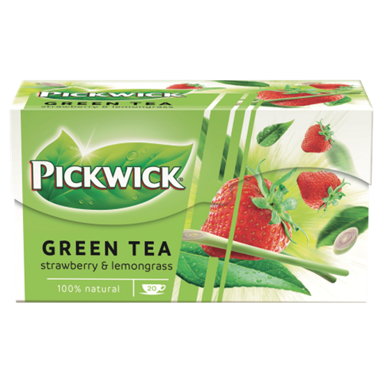 Pickwick eperízű zöld tea indiai citromfűvel 20 filter 30 g