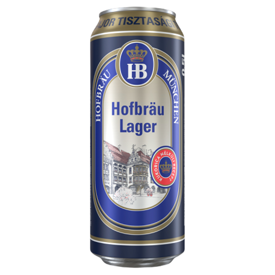 Hofbräu München Lager világos sör 4% 0,5 l