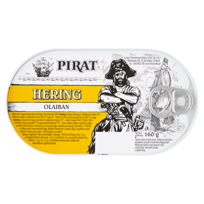 Pirat hering olajban 160g