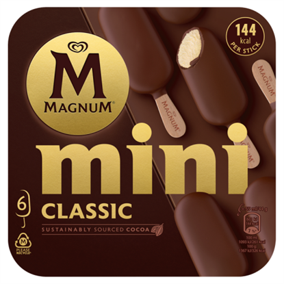 Magnum snack size cl.mp 6*55ml