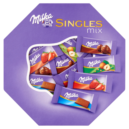 Milka Singles Mix alpesi tejcsokoládé válogatás 138 g