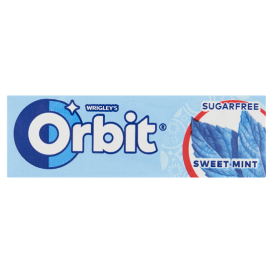 Orbit Sweetmint mentaízű cukormentes rágógumi édesítőszerrel 14 g