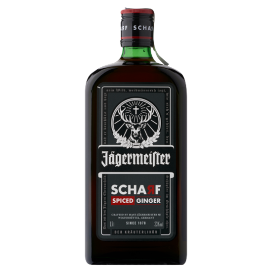 Jägermeister Scharf gyógynövény likőr 33% 0,7 l
