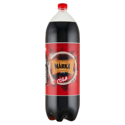 Márka cola ízű energiaszegény szénsavas üdítőital, cukorral és édesítőszerekkel 2,5 l