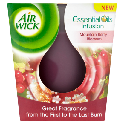 Air Wick Essential Oils Infusion Erdei Gyümölcs Virág illatgyertya 105 g