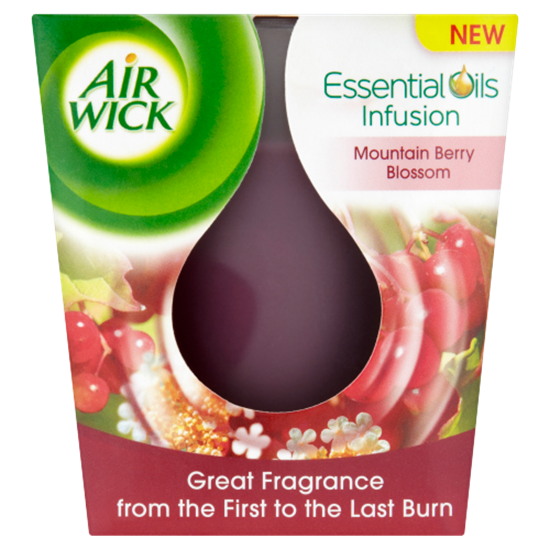 Air Wick Essential Oils Infusion Erdei Gyümölcs Virág illatgyertya 105 g