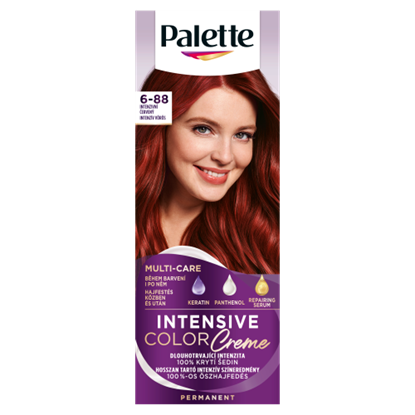 Palette Intensive Color Creme tartós hajfesték 6-88 intenzív vörös