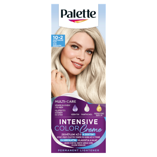 Palette Intensive Color Creme tartós hajfesték 10-2 ultra hamvasszőke