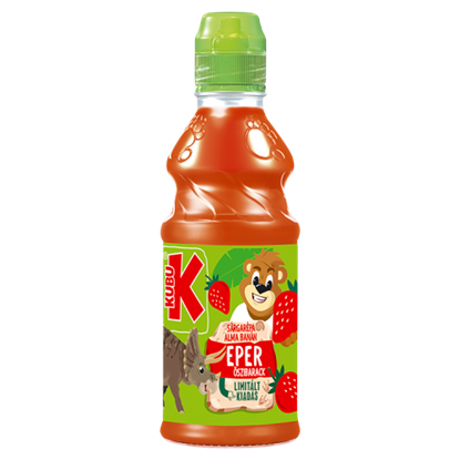 Kubu sárgarépa-alma-banán-eper-őszibarack ital 300 ml