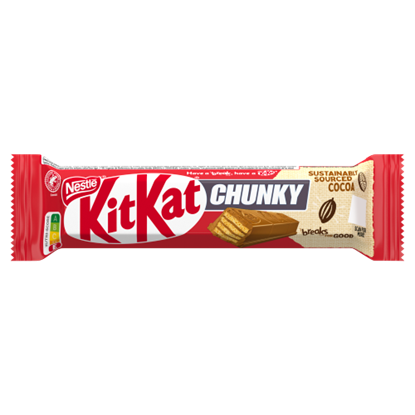 KitKat Chunky kakaós-krémmel töltött ostya tejcsokoládéban 40 g 
