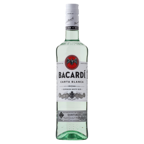 Bacardi Carta Blanca rum 37,5% 0,7 l