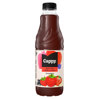 Cappy Eper mix gyümölcsital gyümölcslével és gyümölcspürével cukorral és édesítőszerekkel 1 l