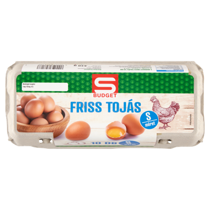 S-Budget friss tojás S 10 db