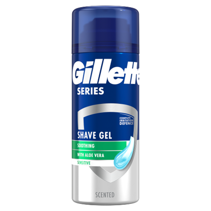 Gillette Series Nyugtató Hatású Borotvazselé Aloe Verával, 75ml