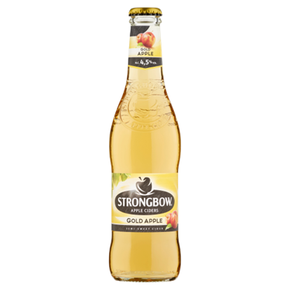 Strongbow Gold Apple alma ízű cider 4,5% 330 ml üveg