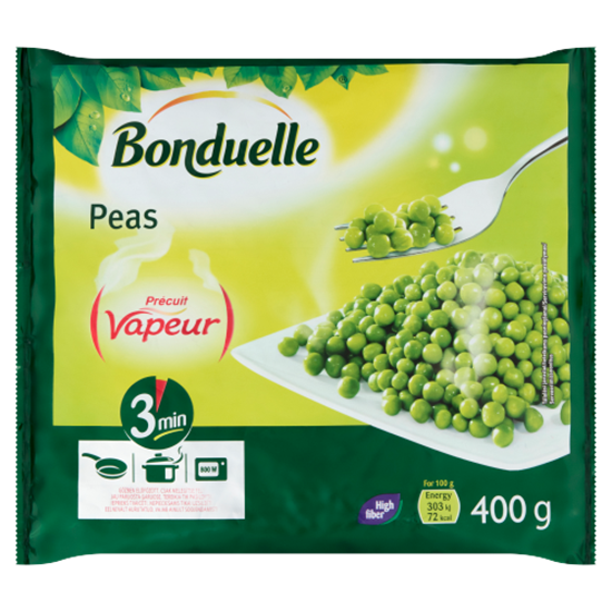 Bonduelle Vapeur gyorsfagyasztott zöldborsó 400 g