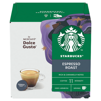 Starbucks by Nescafé Dolce Gusto Espresso Roast kávékapszula 12 db/12 csésze 66 g